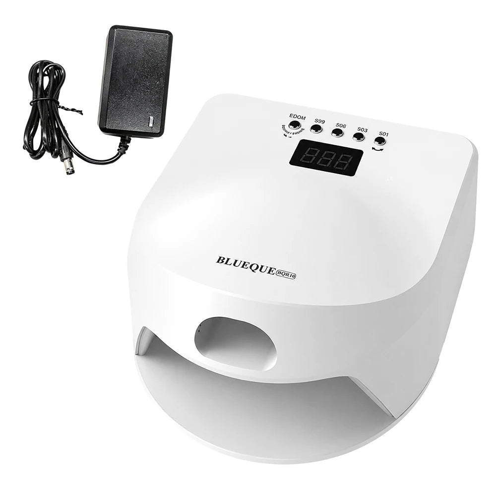 2 IN 1 Nail Dryer Full Hand Thumb Dual Lamp Single Toe Single Finger Gel Nail Curing Lamp Hand Fast Drying LED Light Nail Dryer