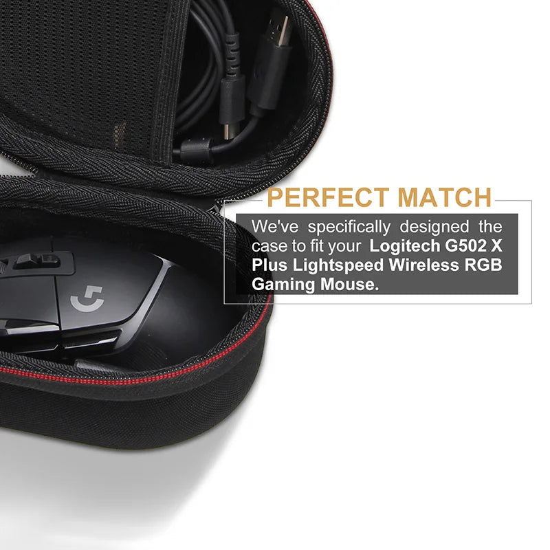 EVA Hard Case for Logitech G305/G502/G502 X Plus/G PRO X/MX Master 3/G604/G Pro/G703/G903/M510/M720 Mouse Storage bag
