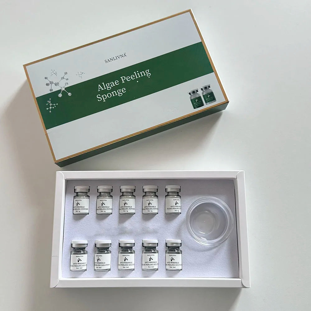 2026 Algae Peeling Facial Mask sponge freeze-dried powder Nature Seaweed cleaning bones Korean SkinCare Clean Pores Oil Balance
