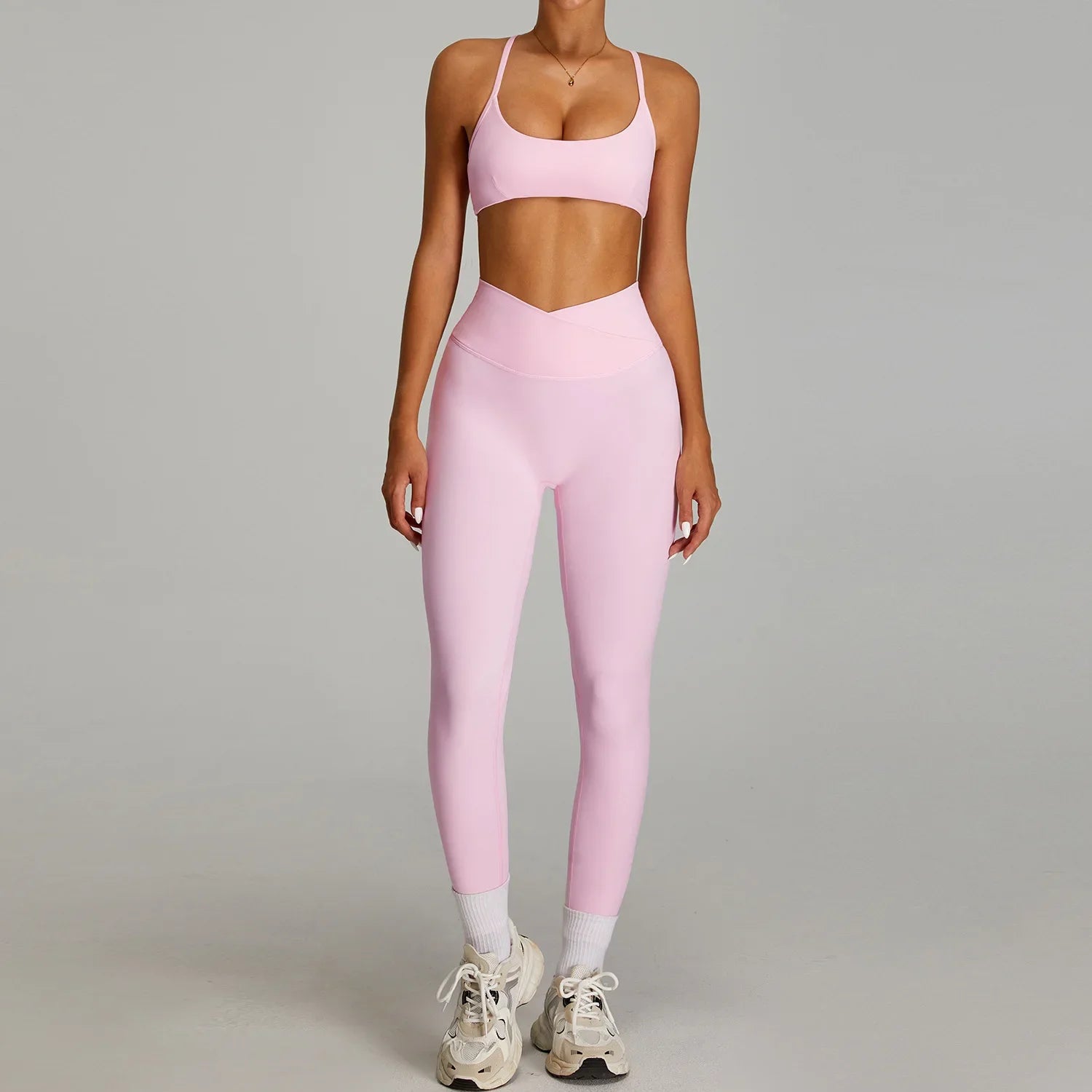 2025 New Women's High Waist Yoga Set - Seamless & Breathable 2-Piece Workout Outfit for Gym, Pilates & Running (+3 Colors)