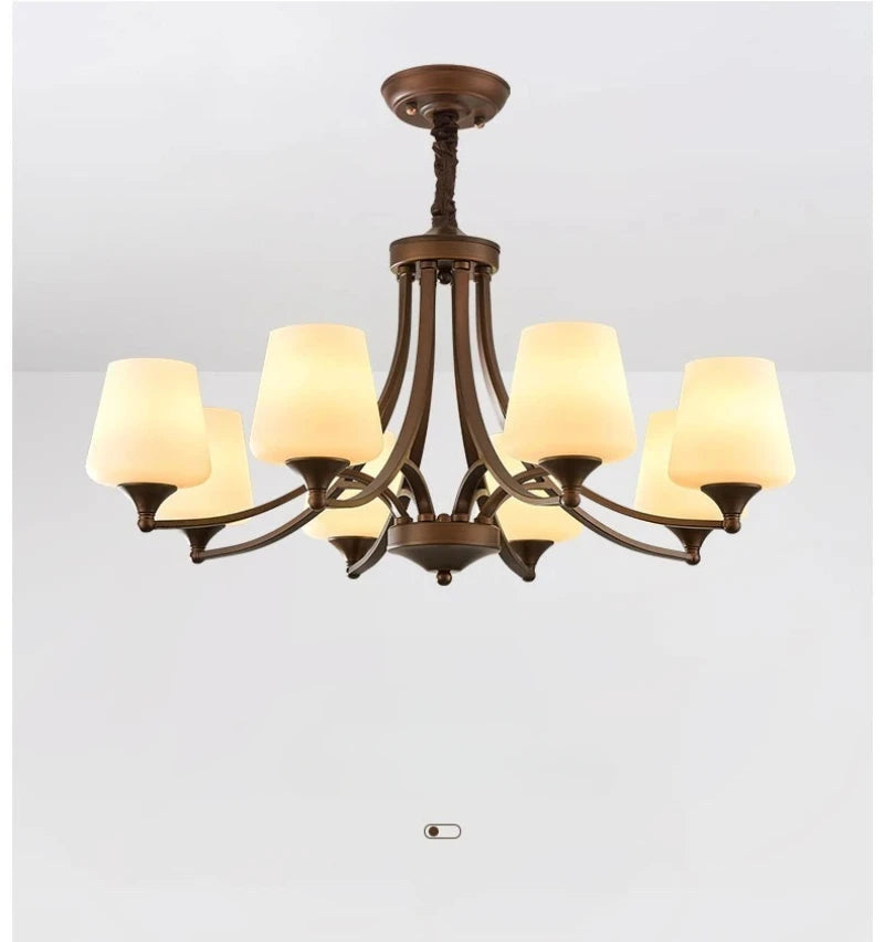 Antique chandeliers retro mid century modern lighting living room LED dining room hanging light indoor home decoration lighting