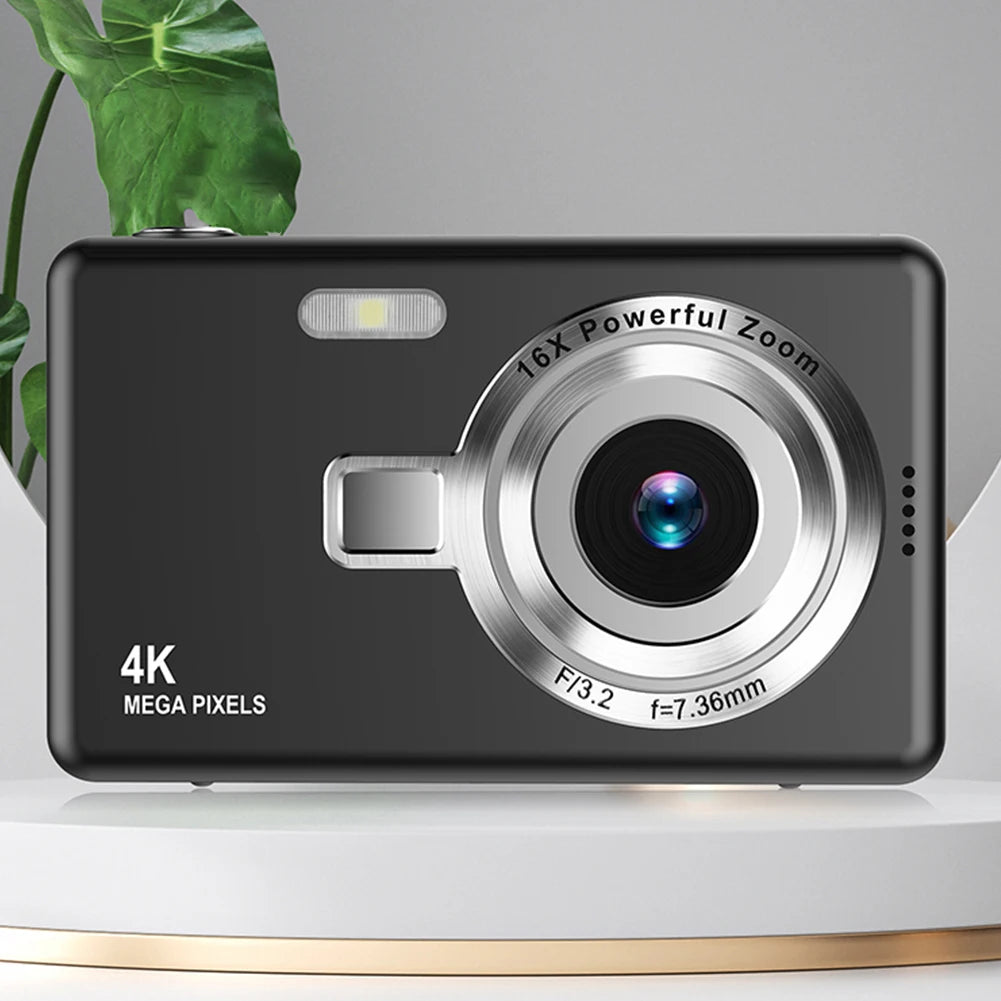 4K HD 1080P Digital Camera Anti-Shake Autofocus Vlogging Camera 2.4 Inch IPS Screen Photography Camera for Kids Adults Beginners
