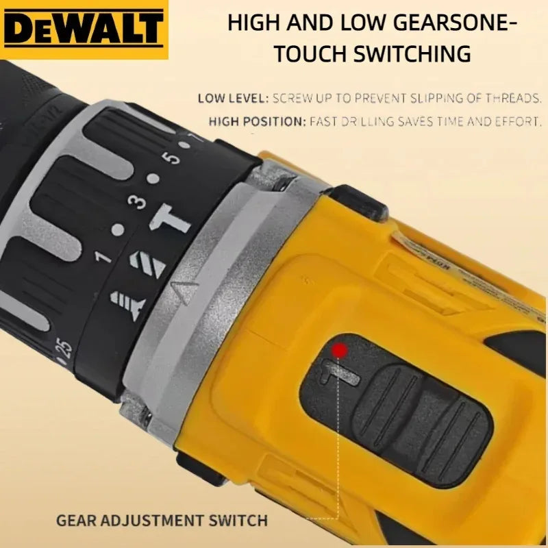 Dewalt DCD796 Cordless Impact Electric Drill Brushless Multifunctional  Screwdriver Rechargeable Power Tools For 18V Battery