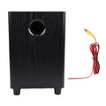 Home  Bass Woofer 100W Home Subwoofer 6.5 Inch Independent Passive Subwoofer Speaker Plug and Play for Home Theater Party