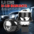 2PCS Bi LED Projector 3 Inches Headlights Fog lights Lenses  40000LM 120W Diode Headlamp For Hella LED Lights Projector