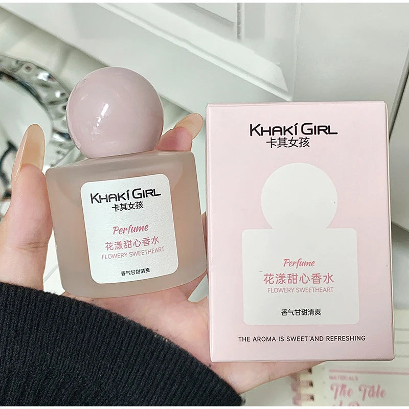 Girl Women Perfume Flowery Scent Long Lasting Light Fragrance Eau De Toilette Portable Ladies Perfume For Dating Daily Gift