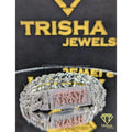 Designer VVS Lab Grown Diamond Cuban Bracelet Custom Clasp Iced Shine Finish 18K Gold Plated Rose Gold Hip Hop Jewelry