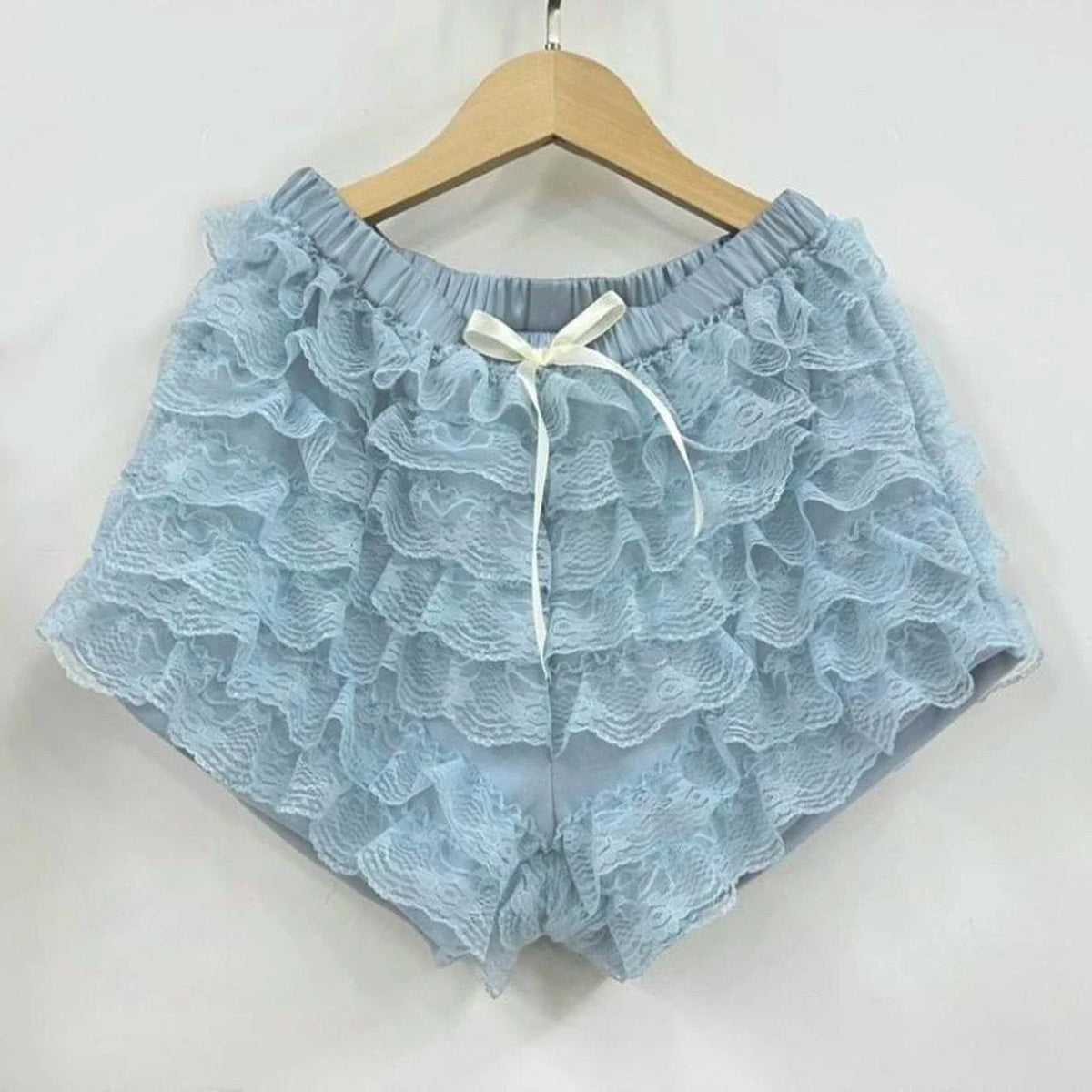 Coquette Y2K Fairy 00s Retro Kawaii Multi-layers Ruffles Bloomers Cutest Vintage Japanese Style Frill Lace Shorts Women Costume