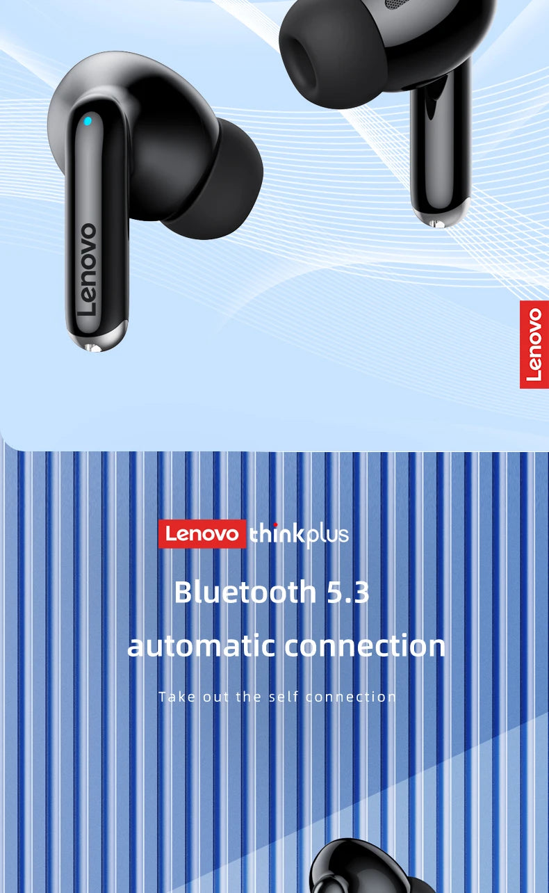 Original Lenovo XT88  Bluetooth Wireless Earphones In Ear HiFi Stereo Sound Earbuds Noise Reduction Sports Headset with Mic