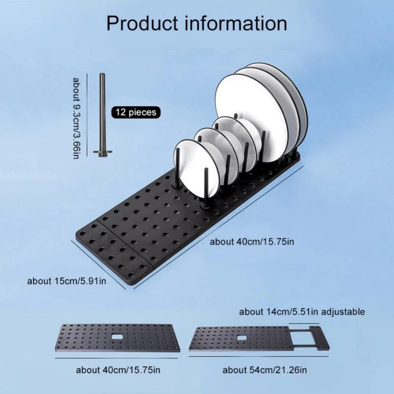 Kitchen Organizer Dish Drying Rack Plates Shelf Removable Plastic Holder Dish Rack Sink Draining Storage Stand Home Accessories