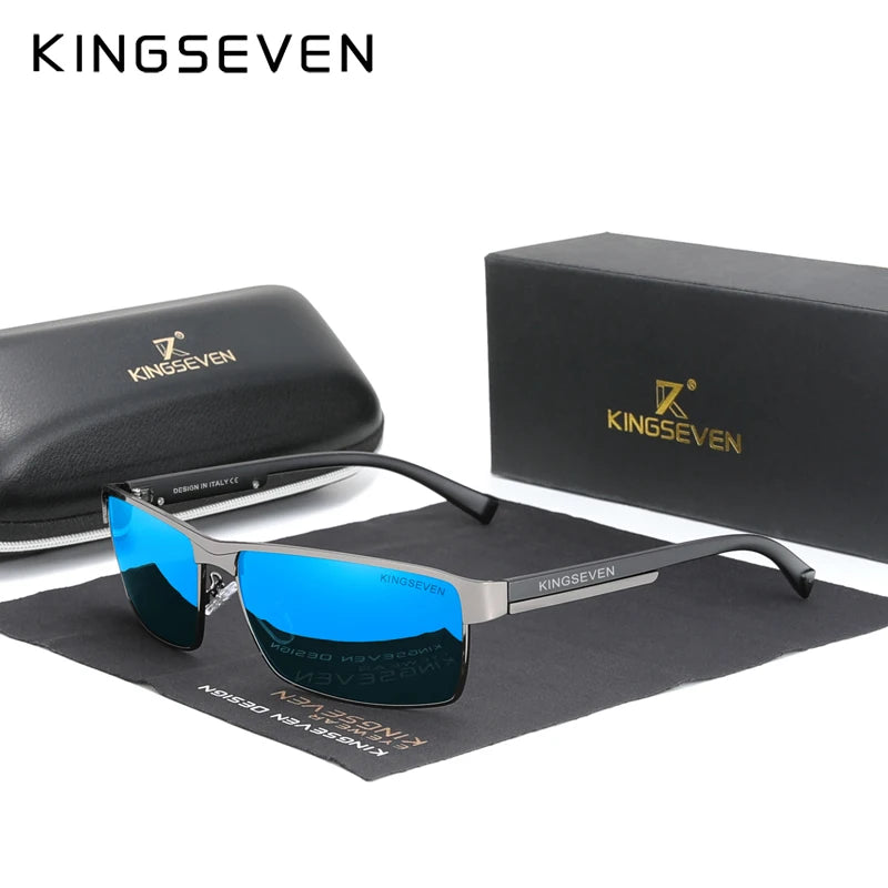 KINGSEVEN New Photochromic Sunglasses Men Chameleon Polarized Pilot Sun Glasses Driving Square Eyewear Men's Sun Glasses Male