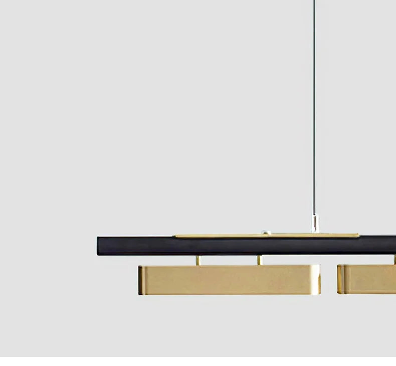 Modern LED Dining Table Chandeliers Minimalist Long Pendant Lights Living Room Coffee Desks Kitchen Home Indoor Lighting Fixture