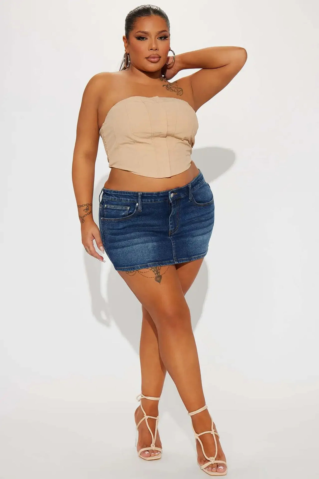 Mini Skirts Women Denim Summer 2025 Vintage Female Simple High Waist Pockets Sexy Streetwear Slim Fit Hip Wrap Short Skirt