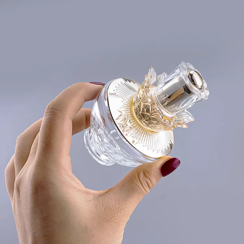 Empty Glass Cosmetic Bottle 30/50g Cream Jar 30ml Dropper Bottle Essential Oil Bottle 40/100ml Lotion Bottle Refillable