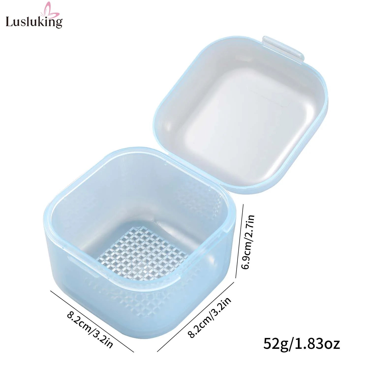Nail Drill Bits Disinfection Box Double Layer Filtration Cleaning Box Manicure Storage Case Nail Brush Cleaning Container