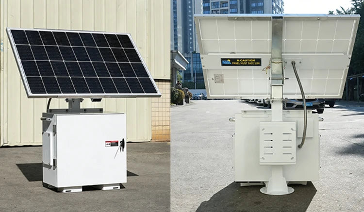 Portable HiTOP Solar CCTV Kit Outdoors Security Commercial Solar Energy System For Complete CCTV Power Solution