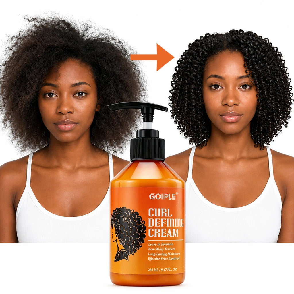 280ml Curl Defining Cream Curling Cream,Define, 48HR All Day  Definition,Moisturize & Hydrate Curls for Bouncy, Shiny Hairstyles