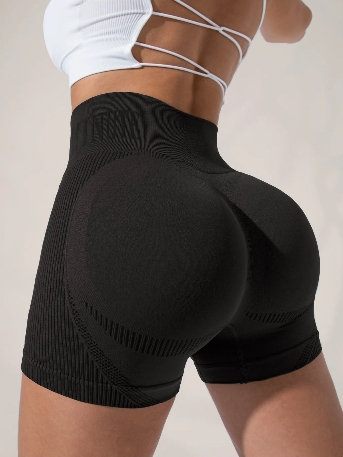 Women Sand Wash High Waist Tummy Control Butt Lifting High Stretch Slim Yoga Shorts Wear Outside Run Gym Workout  Sports Pants