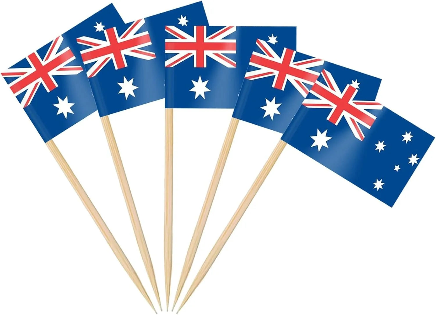 100 Pcs 10 Countries Toothpick Flags, Mini Flag Cupcake Toppers,Different Countries Flags Cocktail Picks for Party Decorations