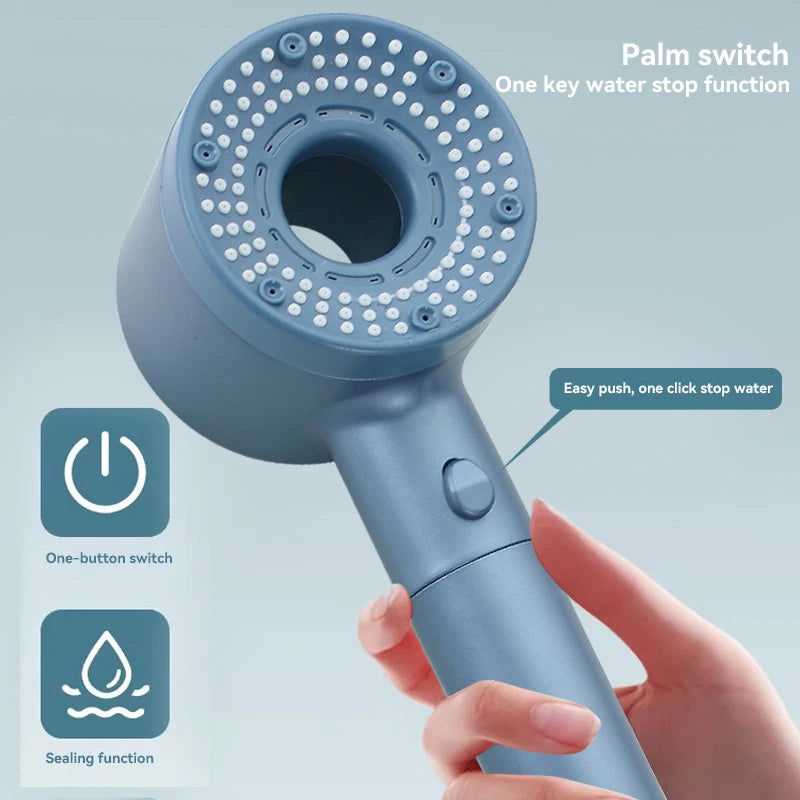 5 Modes Shower Head High Pressure Showerhead Portable Filter Rainfall Faucet Tap Bathroom Bath Home Bathroom New Upgrade