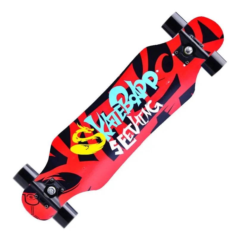 80CM Four Wheels Longboard Dancing Board Adult Street Riding Professional Beginner Freestyle Skateboard