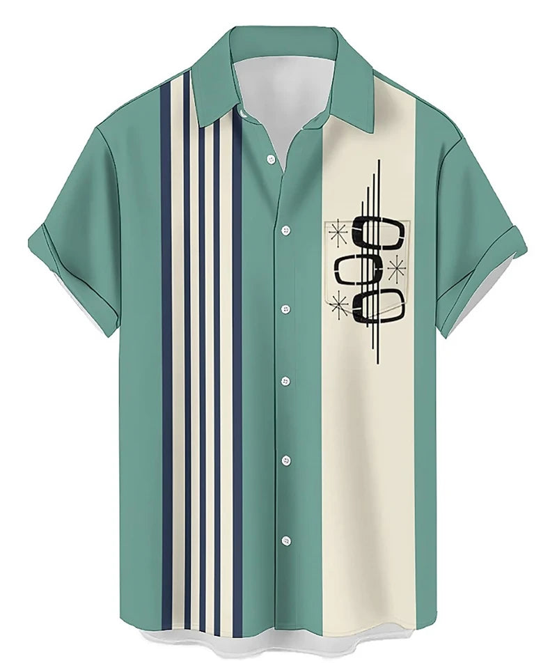 Summer Men's Shirts 3d Print Casual Outdoor Street Short-sleeved Shirts Men Women Loose Comfortable Hawaiian Men's Daily Wear