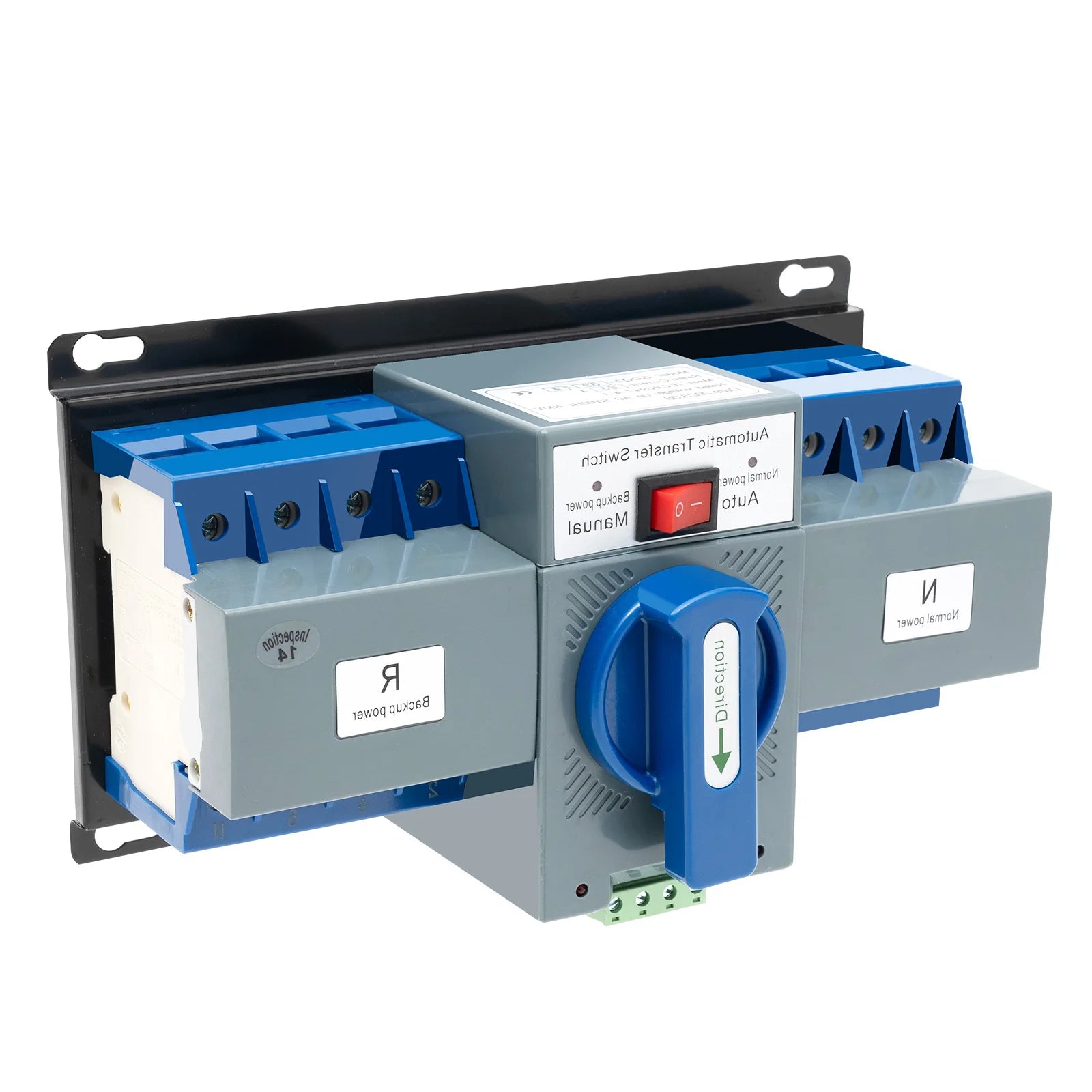 4P 63A 220V Dual Power Automatic Transfer Switch Manual/Auto Uninterruptible Emergency Power Supply Change-Over Switch -CB Level