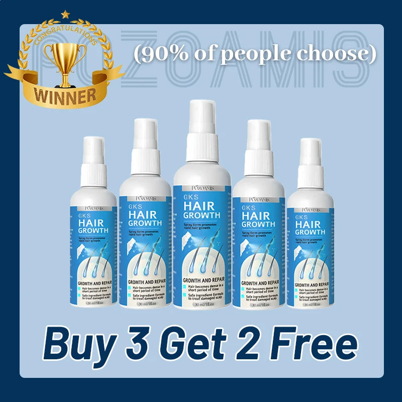 Mᴜʟᴛɪ-Eғғᴇᴄᴛ Hᴀɪʀ Follicle Activator - Upgraded formula, repairs and increases hair volume, suitable for everyone!