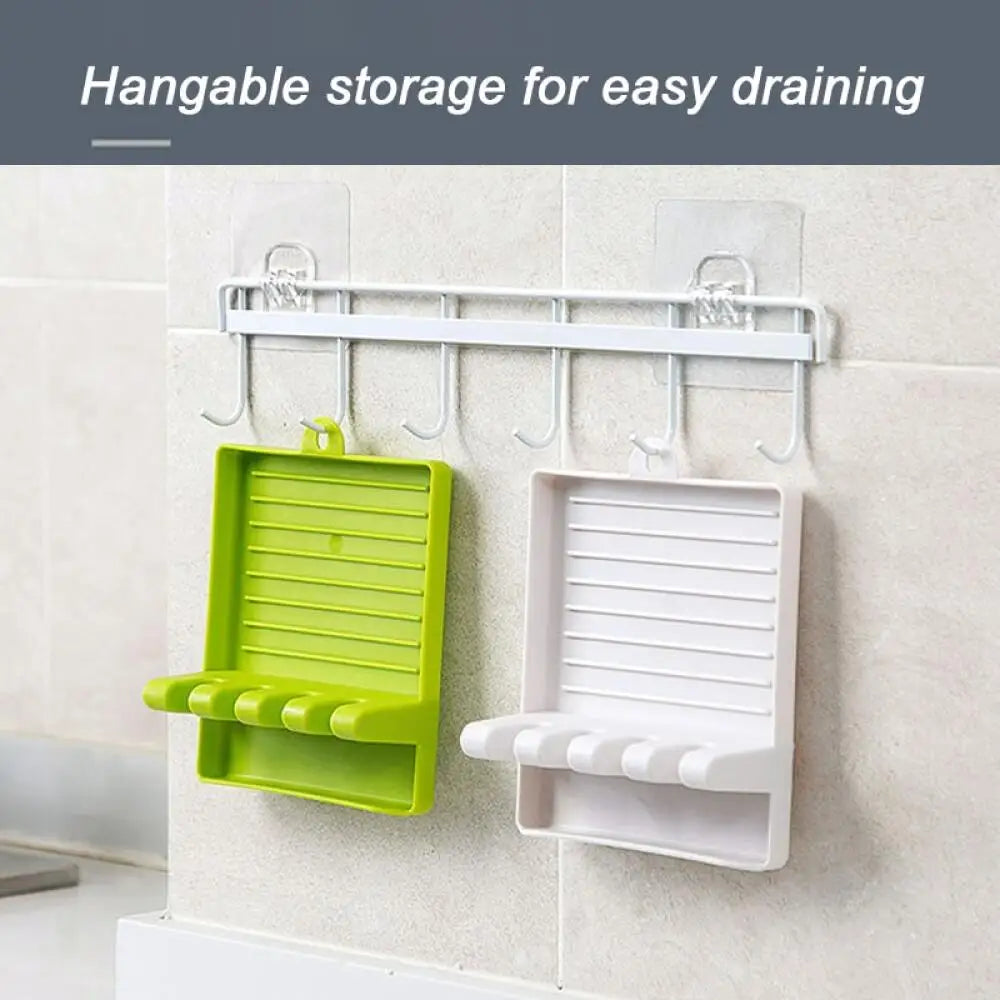 Kitchen Spoon Rest Kitchen Organizer for Fork Spatula Rack Spoon Holder Stand Tableware Storage Rack for Spoon Pot Lid Holder