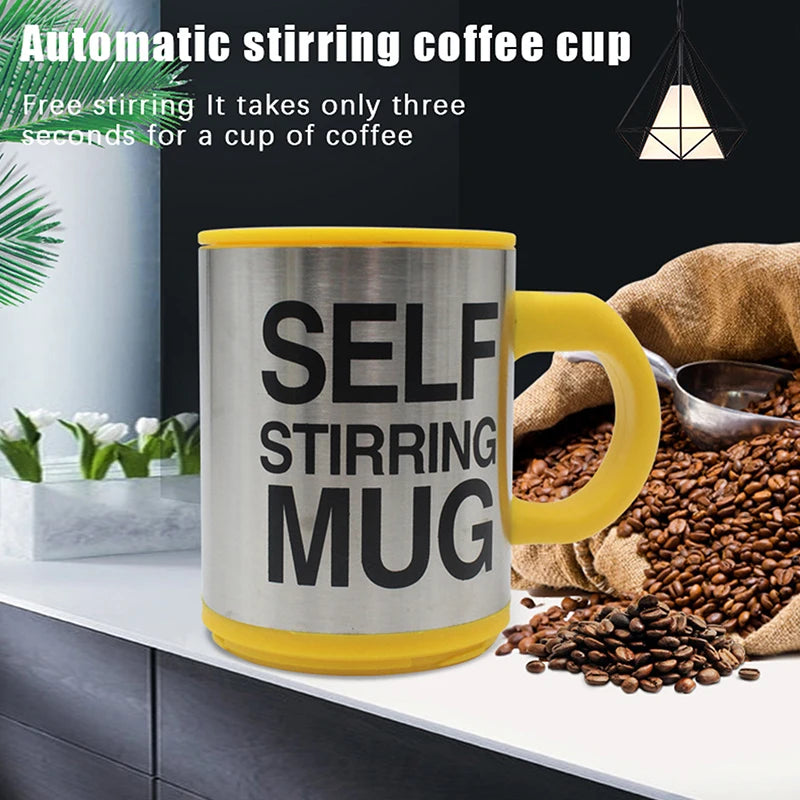 ★★★Stainless Steel Electric Mixing Cup Automatic Self Stirring Mug 400ml, Coffee Milk Drink Mug Blender