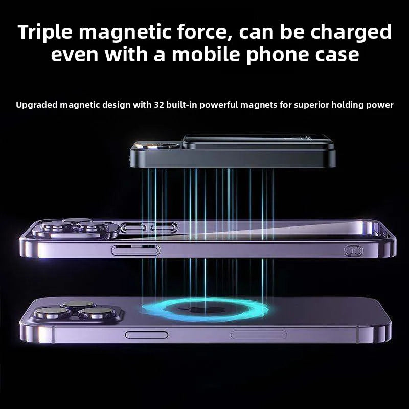 20000mAh Alloy Magnetic Powerbank Magnetic Power Bank Wireless Fast Charger for IPhone 17 16 151413 Backup Battery for Magsafe