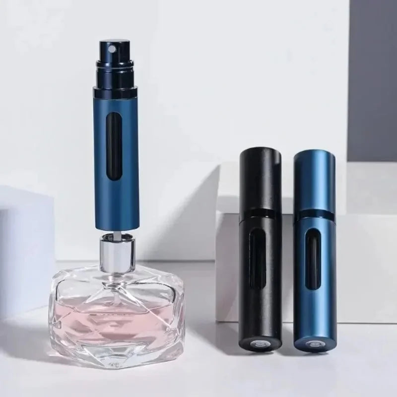 5ml Mini Portable Refillable Perfume Bottle with Spray Scent Pump Travel Cosmetic Container Atomizer for Fragrance Essences