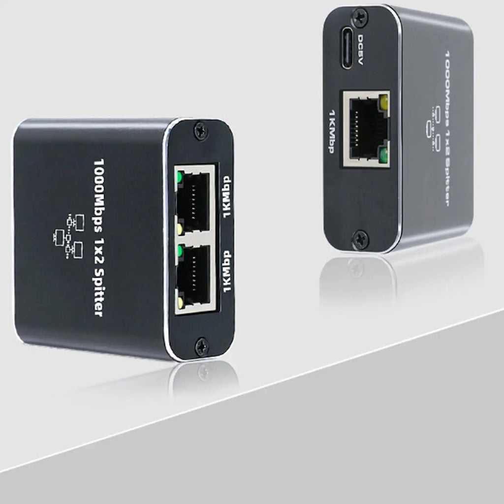 1000Mbps Ethernet Splitter Network Adapter RJ45 1X2 1X3 1X4 LAN Extender for PC Computer Router Switch Works At The Same Time
