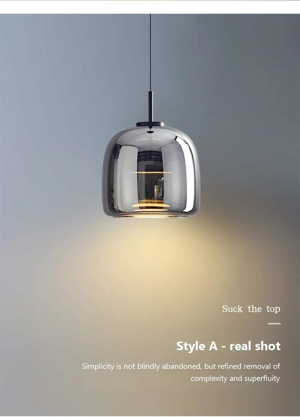 Modern Glass Pendant Light luxury Deco Nordic Led Hanging Light Fixtures  Modern Luminaire Suspension lamp