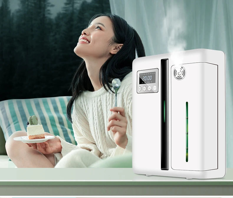 300m³ Aromatherapy Dispenser Hotel Commercial Dispenser Mall Automatic Aroma Essential Oil Diffuser Home Fragrance Air Purifier