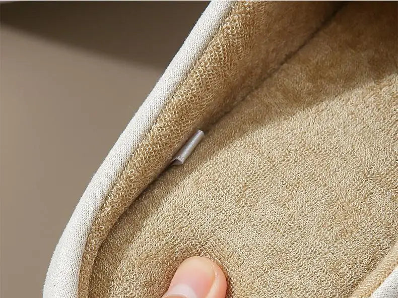 Asgard Women Warm House Slippers Winter 2024 New Silent Flat Bedroom Slides Indoor Cozy Fur Women Cotton Shoes Men Fuzzy Slipper