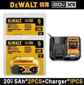 100% Original DeWalt Batteries 20V 6000mAh Li Ion Battery For DCB206 DCB205 DCB204 DCB200 DeWalt Power Tools Air Transport