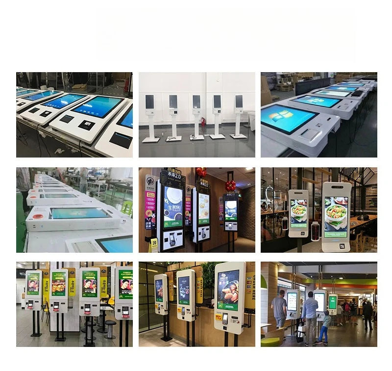 Touch self-service ordering machine Vertical scan code Order receipt Self-service settlement Cash register Order service kiosk