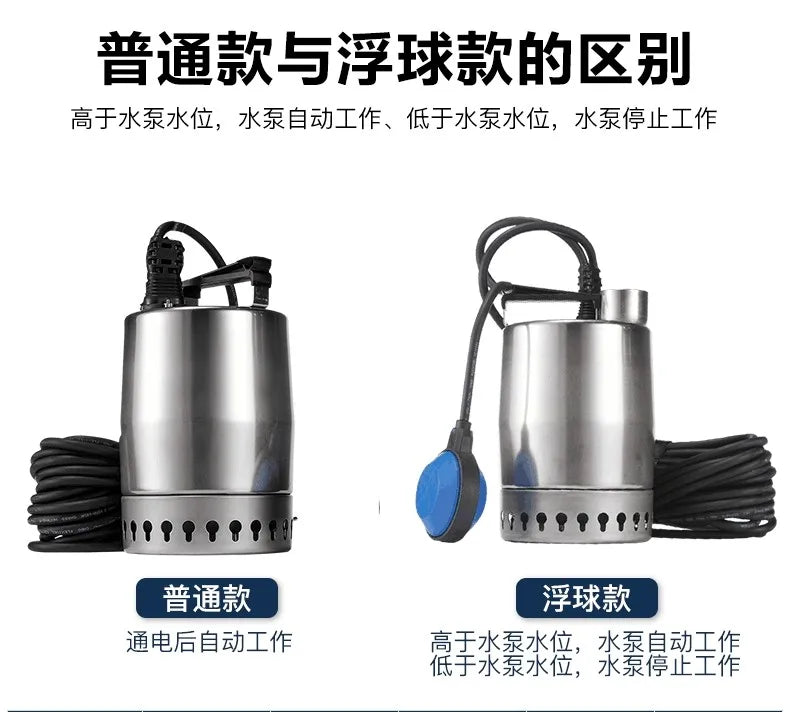 Imported Submersible Sewage Pump Unilift KP150/250/350 Stainless Steel Silent Pump