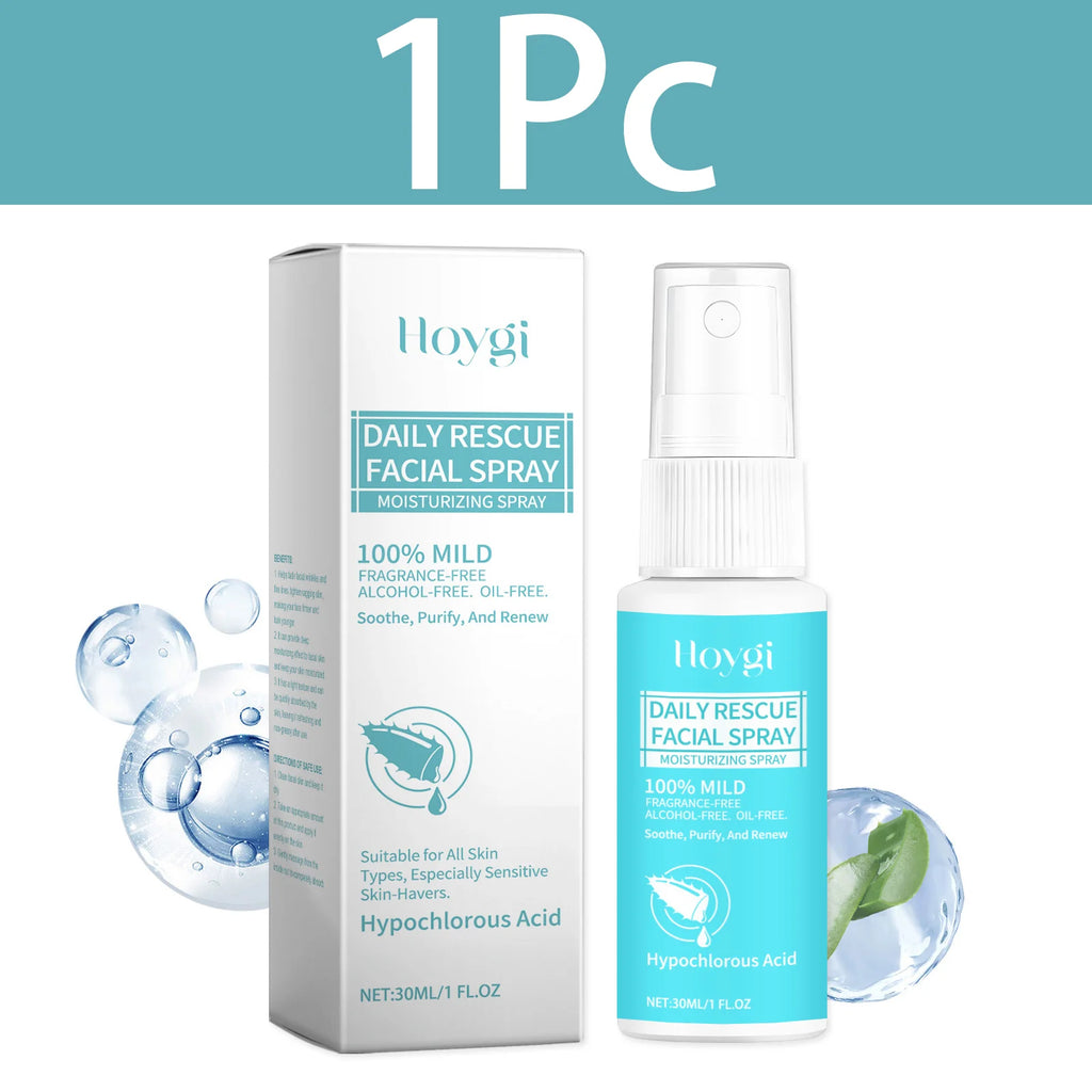 HOYGI Face Soothing Spray Hyaluronic Acid Toner Skin Care Deep Hydration Moisturizing Facial Mist Nourishing Relieve Redness