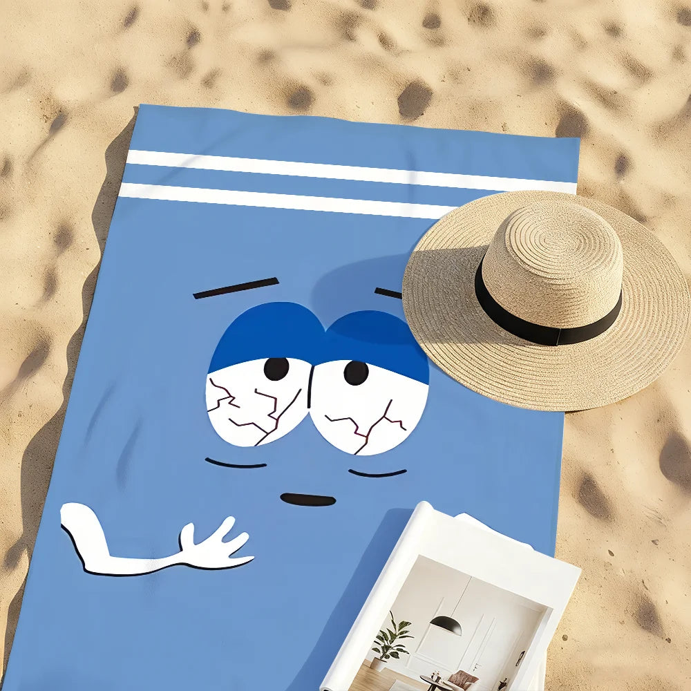 Cartoon T-Towelie-S Cute Towel Quick Dry Soft Yoga Swimming Fitness Mountain Climbing Large Beach Towels