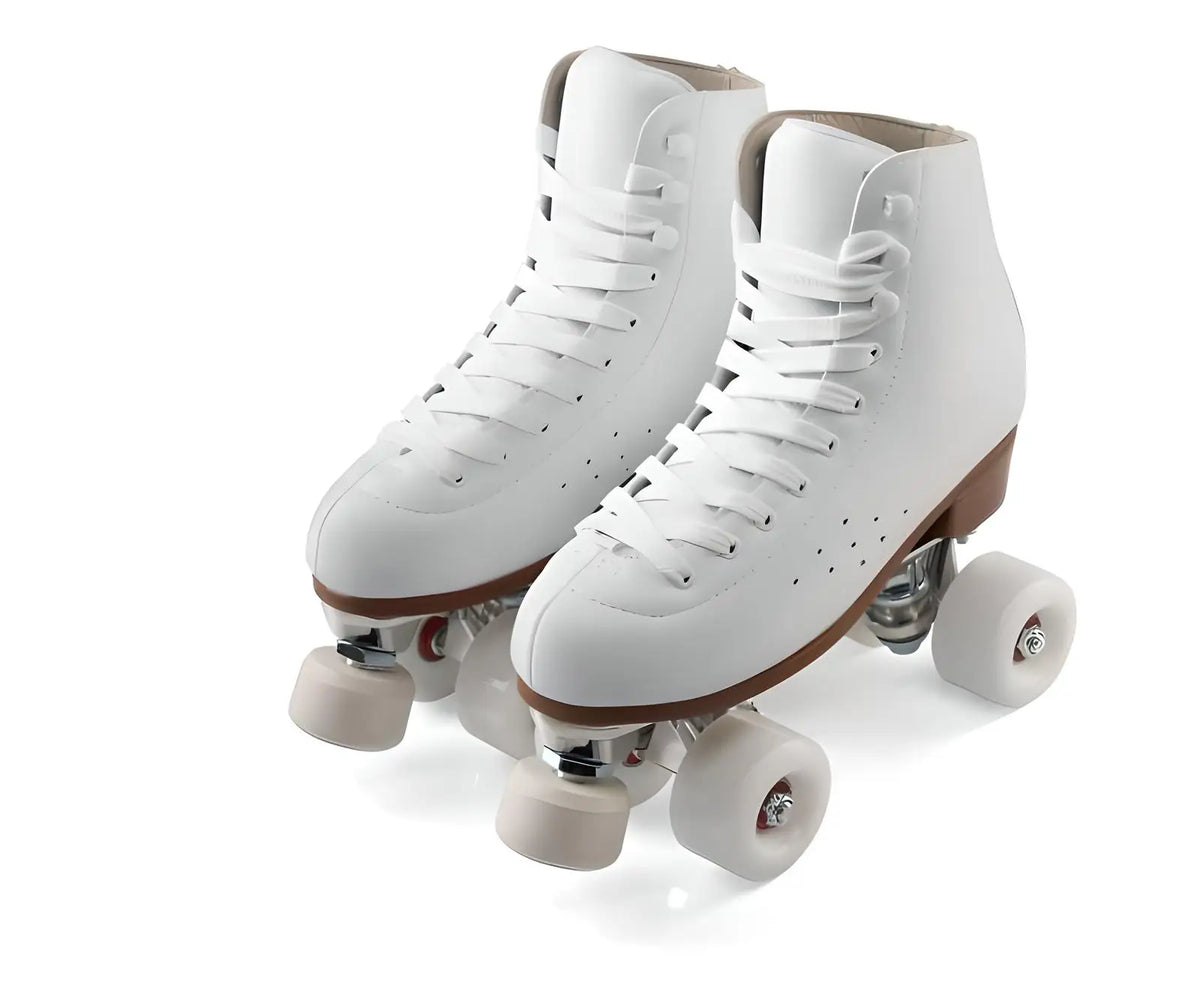 Adult Double Row Roller Skates Four Wheel Pu Wheel Metal Bracket Durable Breathable Comfortable Wheels Shoes Sneakers Rollers