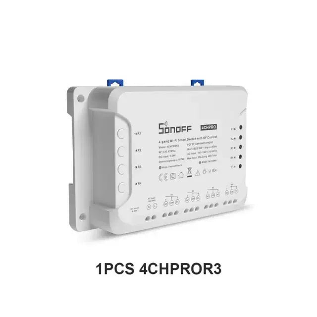 Smart Switch SONOFF 4CH R3/4CH PRO R3 WiFi 4 Gang Wireless Switch CountdownTiming Remote Control Home Automation Via Ewelink APP