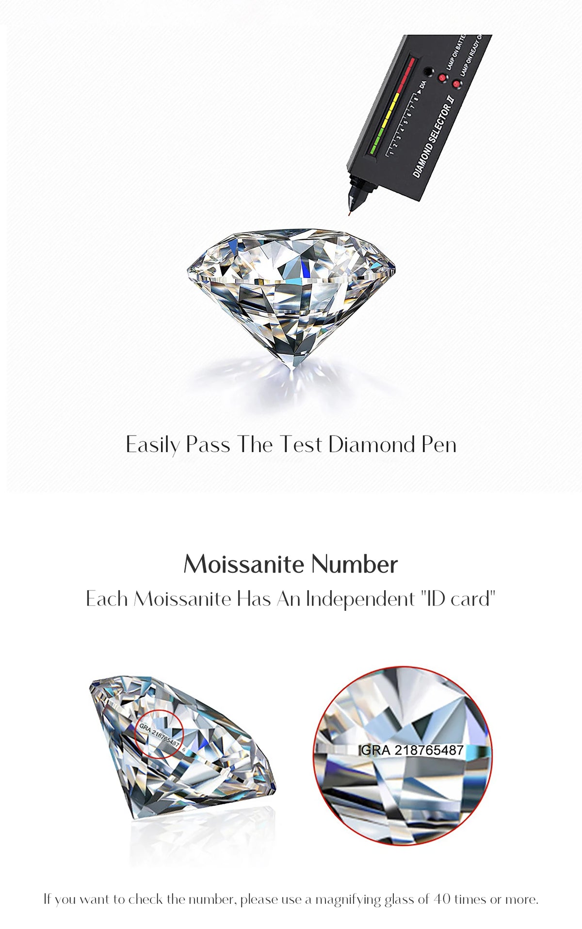 MODIAN D Color Moissanite Four Leaf Clover Key Pendant Necklace 925 Sterling Silver Lab Diamond Chain Fine Jewelry For Women