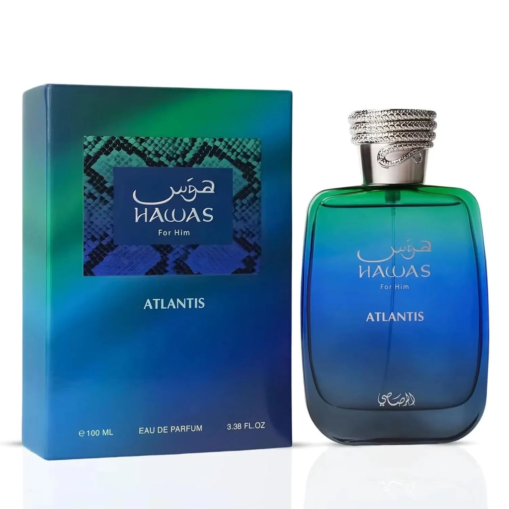 Hawas Verde Ice Perfume, Premium Long-Lasting Men's Eau de Parfum, Luxury Woody Fresh Scent Spray, Best Fragrance Gift.