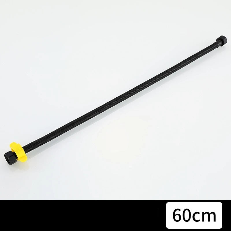 Black Pipe Water Supply Hose Faucet Water Heater Water Pipe Heater Pipe Toilet Connection Water Inlet Pipe 30-80cm Fittings