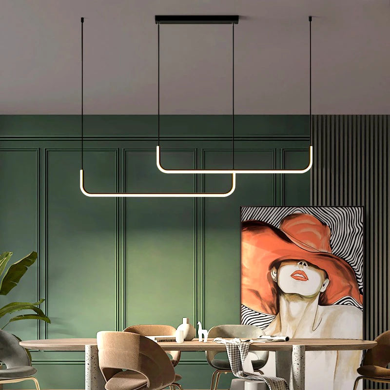 Modern dine dining room Pendant lights indoor lighting Ceiling lamp hanging light led chandelier decorative interior lighting