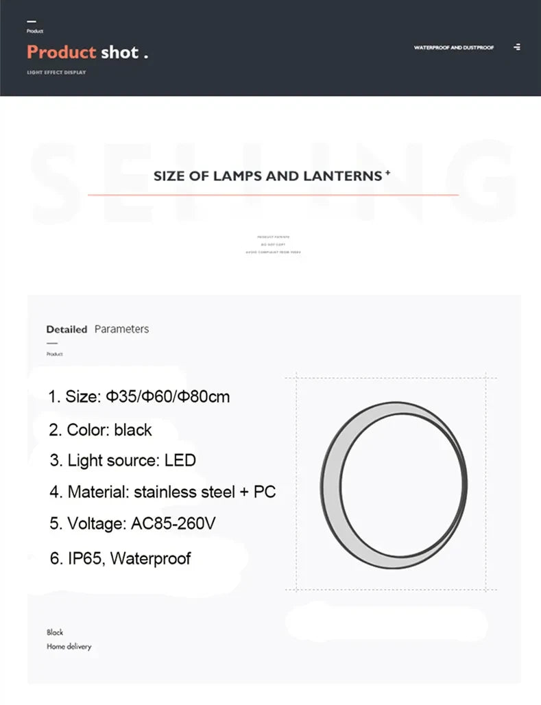 Outdoor Moon Wall Light Modern IP65 Waterproof Porch Garden Wall Lamp Patio Garage Door Antiwa Fixtures Lighting Decoration