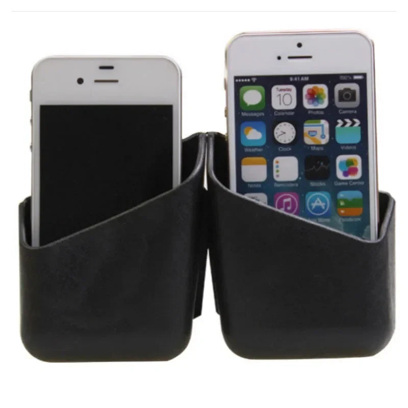1Pair Car Organizer Auto Truck Pillar Storage Box Cigarette Phone Glasses IC Card Holder Organizers Bag Car Styling Accessories