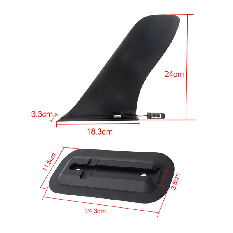 4 Models Surf Water Wave Fin SUP Accessories Stablizer Inflatable Stand Up Paddle Board Surfboard Slide-in Central Fin Side Fin